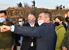 Histórica visita de Pompeo a colonias israelíes