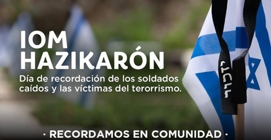 Hoy, Iom Hazikaron en Uruguay