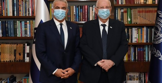 El Presidente de Israel encargó al jefe de la oposición Lapid la formación del gobierno 