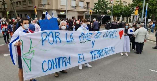 Concentración en Barcelona el 23 de mayo pro Israel