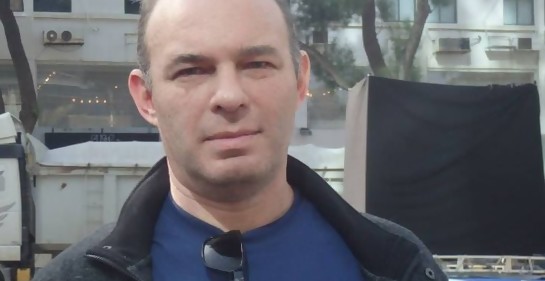 Javier Waldman en un acto años atrás junto a la Embajada argentina