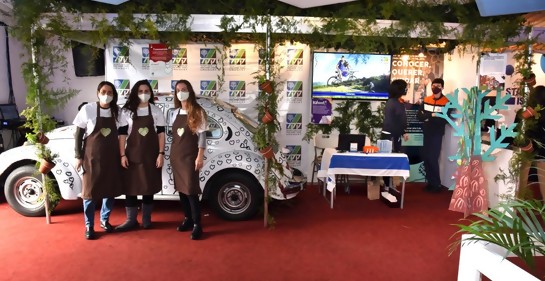 Disfrutemos lo que fue el stand KKL en el Pabellón Israel en el Prado