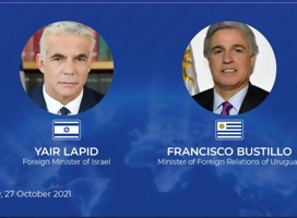 El Canciller israelí invita a su par uruguayo Bustillo a visitar Israel