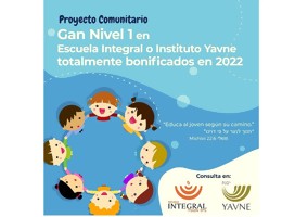  Singular iniciativa conjunta de la Escuela Integral y el Yavne: primer año de Gan gratuito en el 2022
