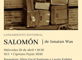 Salomón, el nuevo libro de Ionatan Was, la historia novelada de su abuelo como joven inmigrante en Uruguay