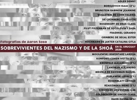 Exposición sobre sobrevivientes de la Shoá en el Uruguay, a partir del lunes