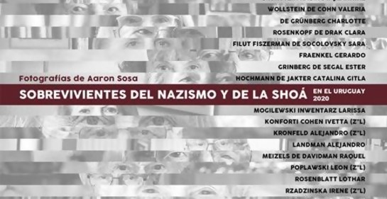 Exposición sobre sobrevivientes de la Shoá en el Uruguay, a partir del lunes