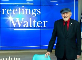 Este es el más longevo periodista israelí aún en actividad: Walter Bingham