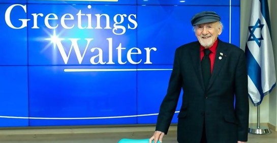 Este es el más longevo periodista israelí aún en actividad: Walter Bingham