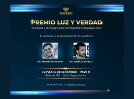 Premio Luz y Verdad 2022 de B'nai B'rith Uruguay