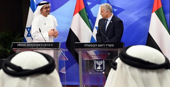 Visita del Canciller de Emiratos Árabes Unidos a Israel 