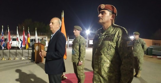 El Ministro de Defensa Javier García visitó a las fuerzas de Paz de Uruguay en el Golán y el Sinaí