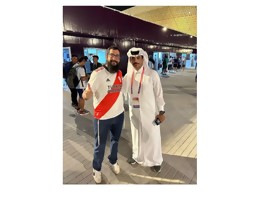 Un jasid de Jabad en el Mundial de Qatar