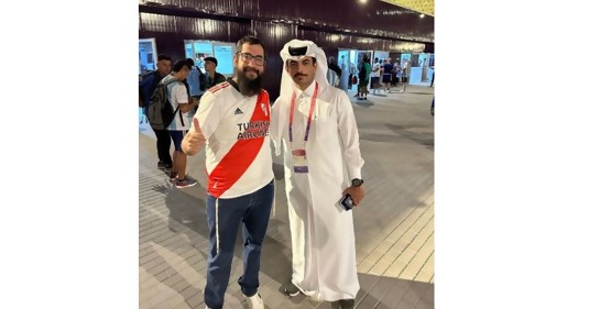 Un jasid de Jabad en el Mundial de Qatar