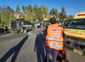 1 muerto y casi 20  heridos en dos explosiones terroristas en Jerusalem