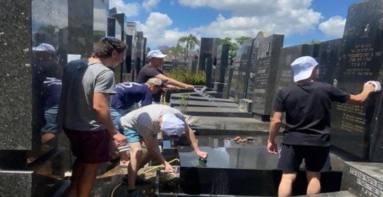 Jóvenes de Betar y su trabajo voluntario por la comunidad
