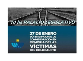 Sesión parlamentaria y Cadena Nacional en el Día Internacional de Recordación del Holocausto