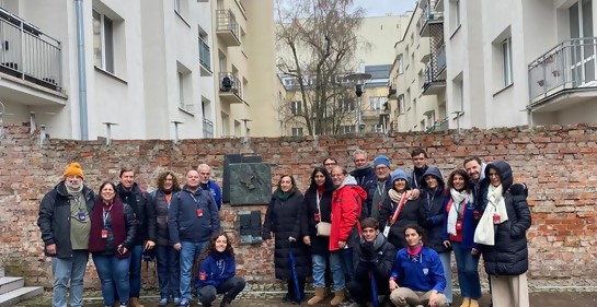 Latinoamericanos y europeos, testigos presenciales del homenaje a judíos asesinados en un pueblo polaco 