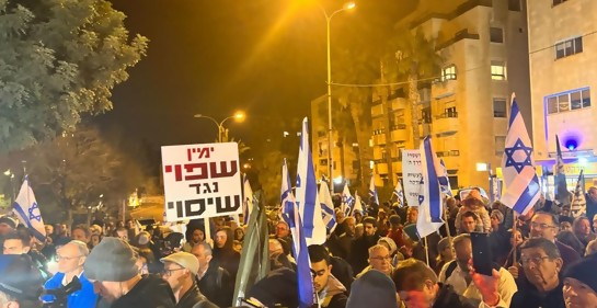 Las protestas en Israel cruzan por lejos la disputa entre derecha e izquierda