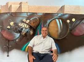 Un mural del artista Roberto Cadenas en Israel, homenaje a la amistad uruguayo-israelí