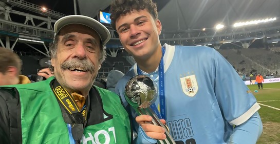 Miguel Brechner, siguiendo a la Celeste con su cámara