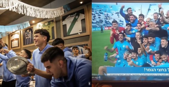 La emoción de ver a dos Celestes en la cancha