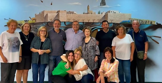 El trabajo del mural de amistad uruguayo-israelí formó una familia