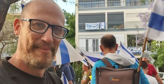 Con Facundo Leska, un uruguayo-israelí comprometido con la lucha   por la democracia