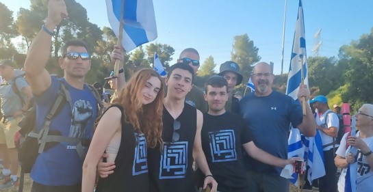 Así se ve un pueblo en  marcha