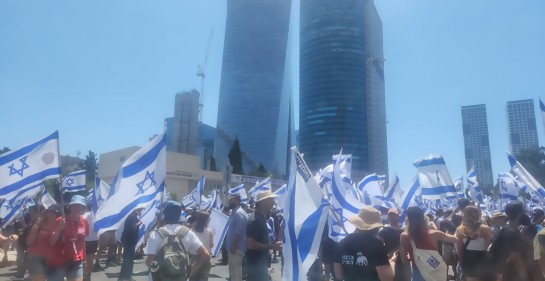 Manifestaciones y la reforma en Israel 