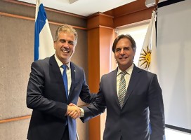 El Canciller israelí invitó al Presidente Lacalle Pou a inaugurar juntos la oficina de Innovación de Uruguay en Jerusalem