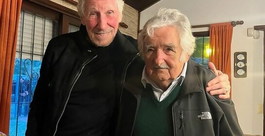 El irresponsable abrazo de Mujica a Roger Waters