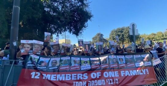  Los secuestrados, presentes por doquier en Israel