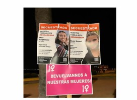 Por la liberación de las mujeres secuestradas a cinco meses  del 7 de octubre