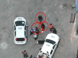 Terroristas en una escuela y en depósito logístico de UNRWA en Gaza