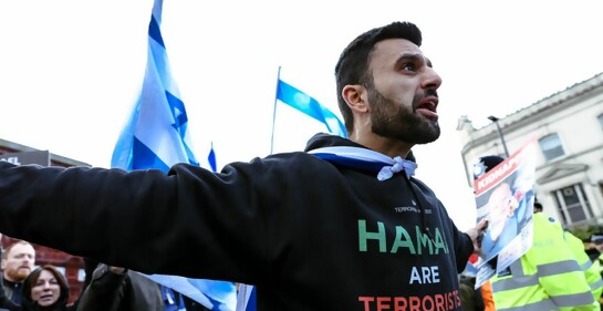 Con Yoseph Haddad, israelí, árabe, cristiano,férreo defensor de Israel