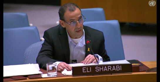El fuerte discurso de Eli Sharabi, que sobrevivió al cautiverio, ante la ONU