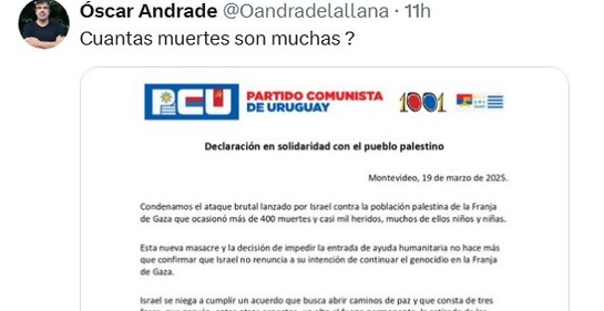 Una respuesta a las mentiras demoníacas del Partido Comunista de Uruguay