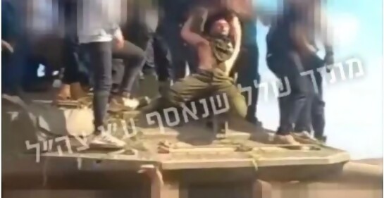 Revelan duras imágenes del secuestro del soldado Matan Angrest