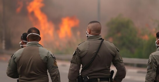 Israel canceló las celebraciones de su día de Independencia por los gigantescos incendios cerca de Jerusalem