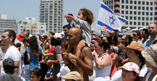 Así se ve la población de Israel al cumplir 77
