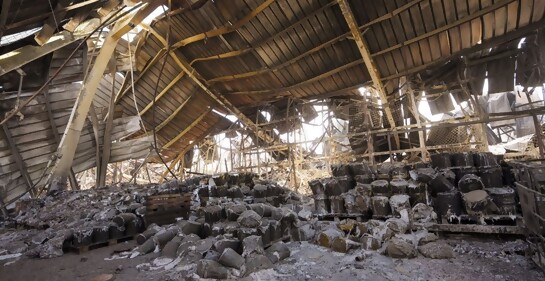 Una fábrica israelí de pintura destruida el 7 de octubre,  convertida en un símbolo de resiliencia