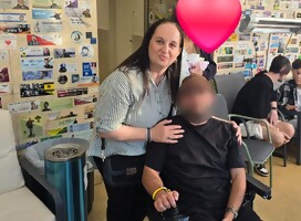 Con Ilanit Noah, voluntaria en Sheba, ejemplo de la grandeza del pueblo de Israel