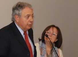 Con Ernesto Stolowicz, Presidente de la Comisión Fabregat de Uruguay