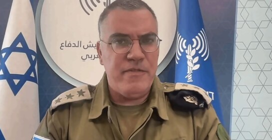 Se retira el israelí casi más famoso en la región: el portavoz del ejército en árabe