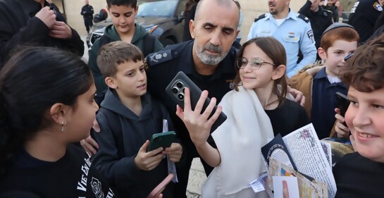 Selfies con el Inspector General de la Policía de Israel