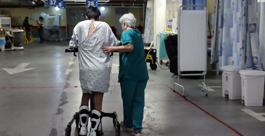 Hadassah: Hospital en el estacionamiento