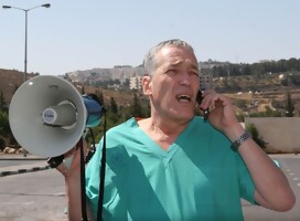 Con Avi Rivkind, fundador de la Unidad de  Medicina de Emergencia en Hadassah