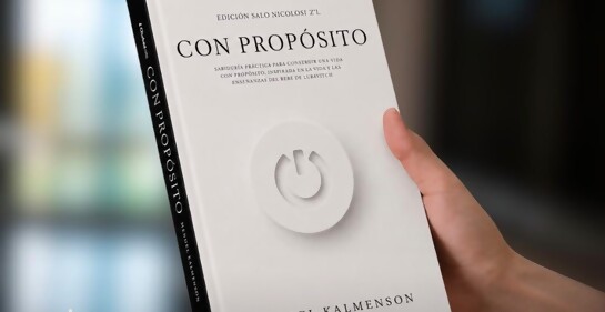 Presentarán en Montevideo el libro Con Propósito en homenaje al Rebe de Lubavitch.