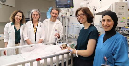 Bebé árabe de 8 meses salvada por donación de hígado de una mujer israelí